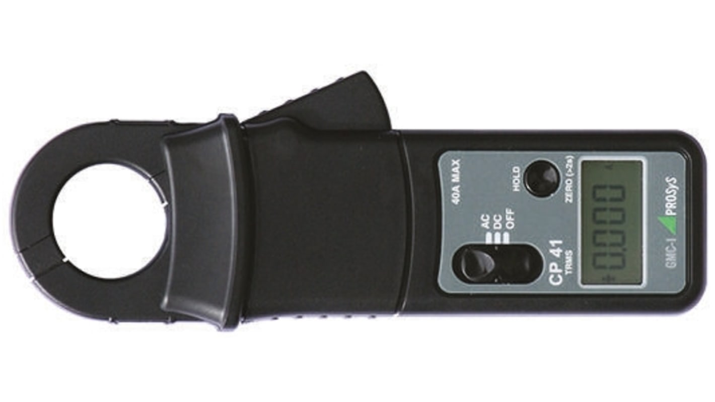 Pince multimètre CP41 GMC-I Prosys, 40A c.c., 40A c.a., Etalonné RS
