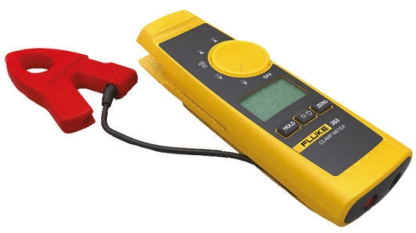 Fluke 365 Clamp Meter, 200A dc, Max Current 200A ac CAT III 600V