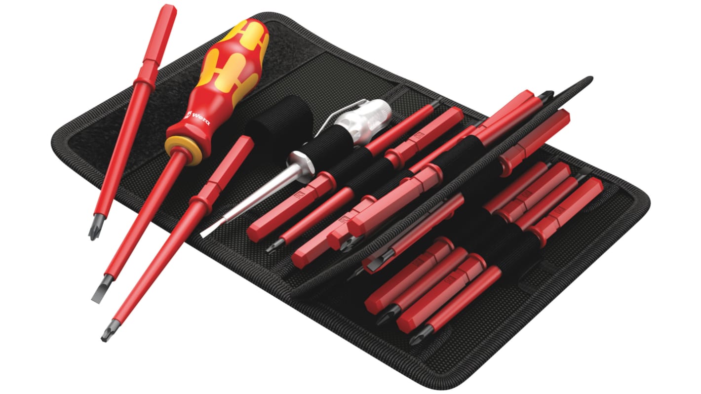 Set di cacciaviti Wera, 16 pezzi Esagonale; Phillips; Pozidriv; a taglio; Torx