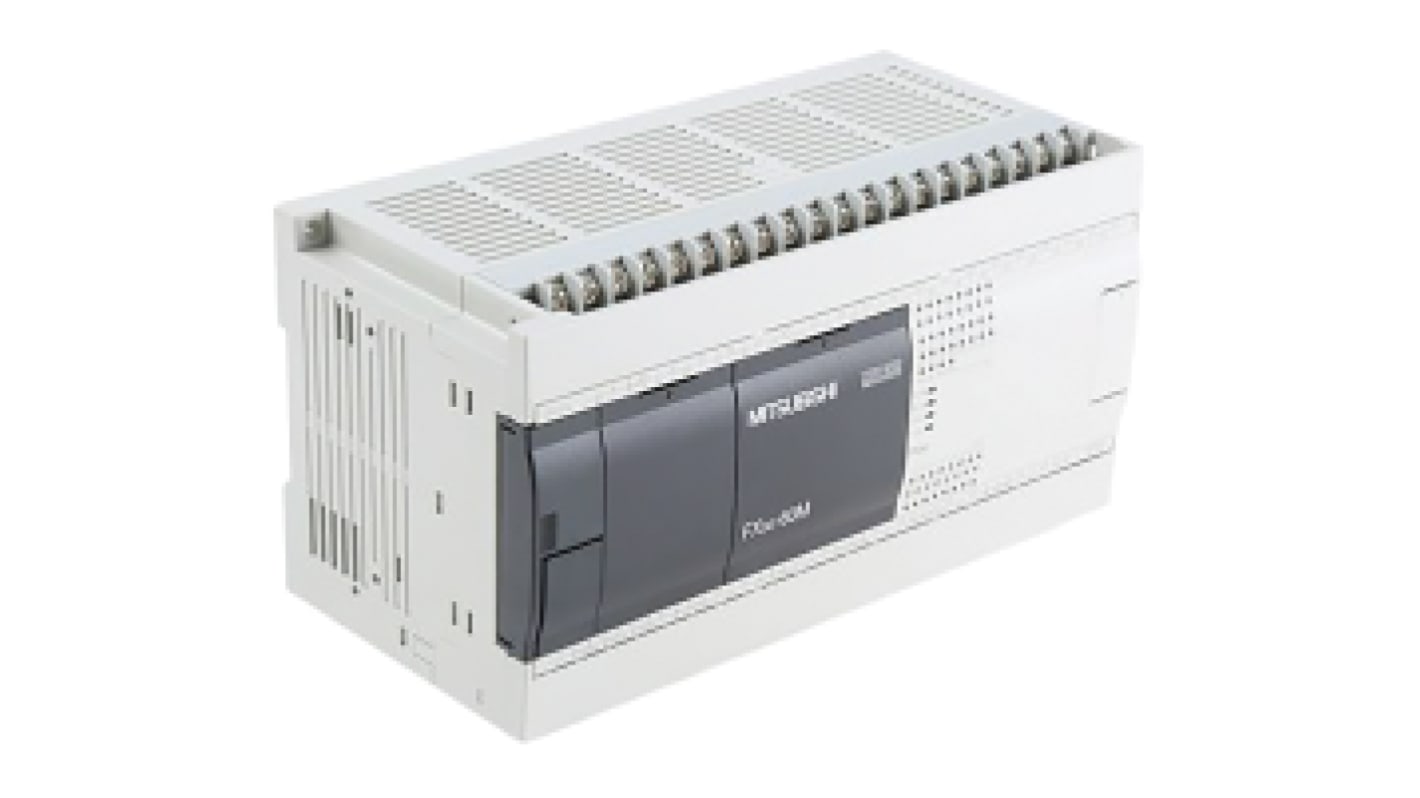 Módulo lógico Mitsubishi Electric FX3G, 12 → 24 Vdc, 36 entradas tipo Disipación, fuente, 24 salidas tipo