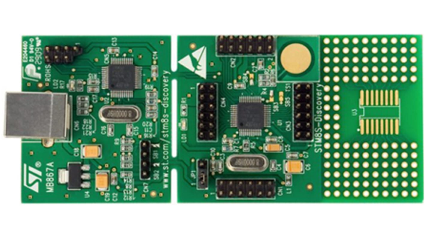 STMicroelectronics STM单片机开发板, STM8S105C6T6处理器, STM8内核, Discovery