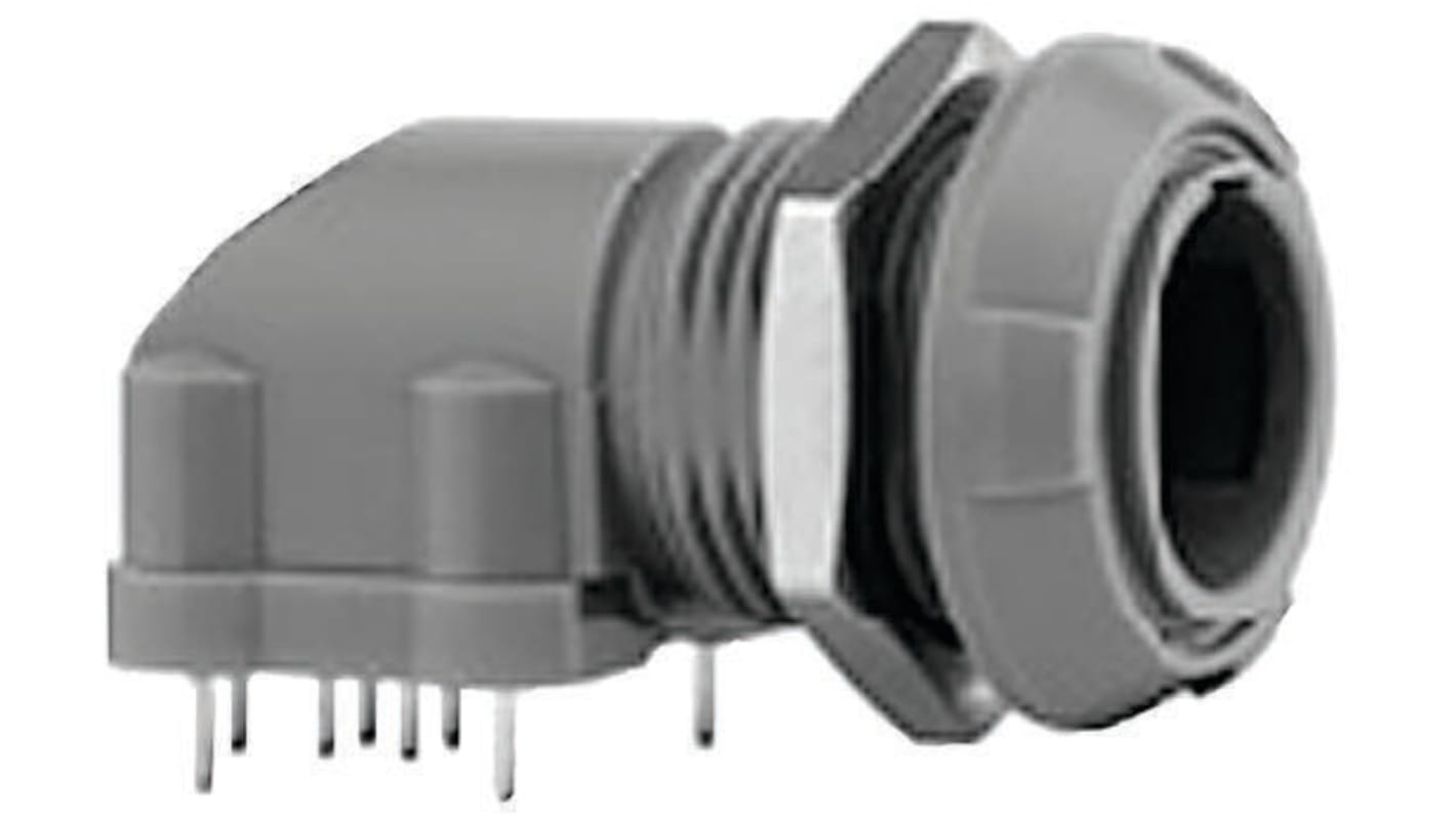 Lemo Circular Connector, 5 Contacts, Panel Mount, Socket, Female, IP50, Redel P Series