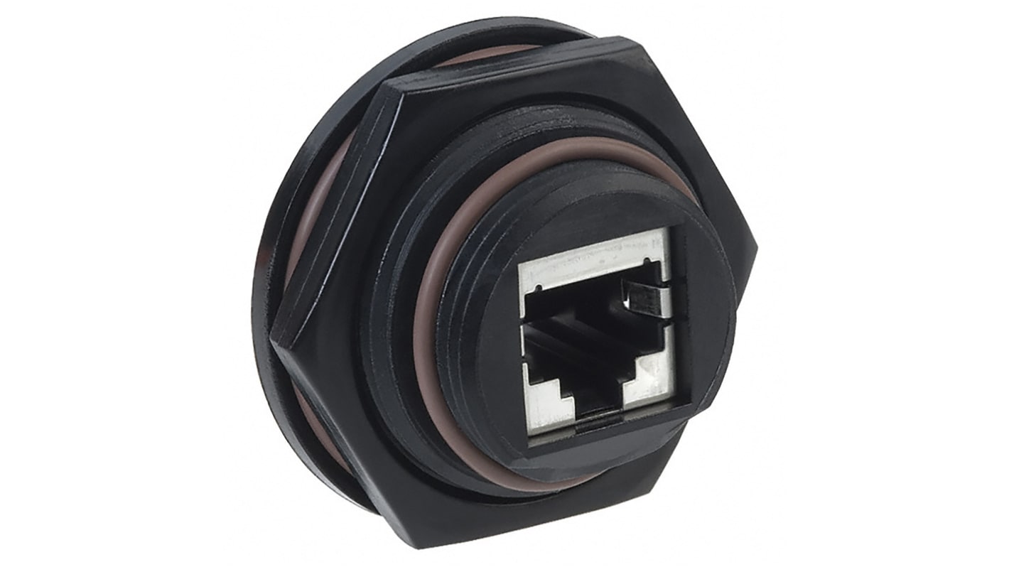 TE Connectivity 1-1546405 Series Female RJ45 Connector, Through Hole, Cat5