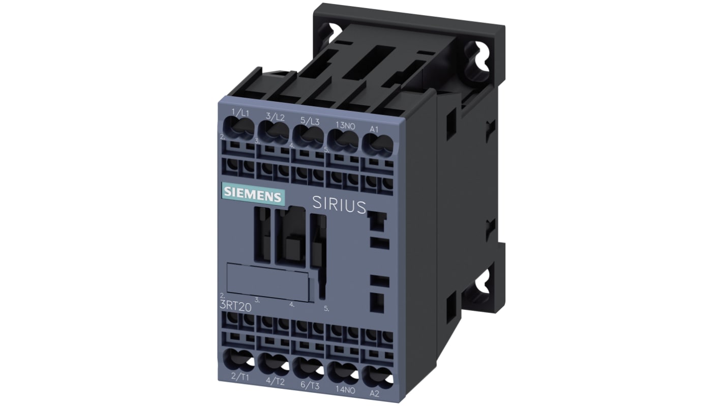 Stycznik 110 V ac Siemens styki: 3 7,5 kW 16 A 3NO Zacisk klatkowy 3RT2018-2AF01