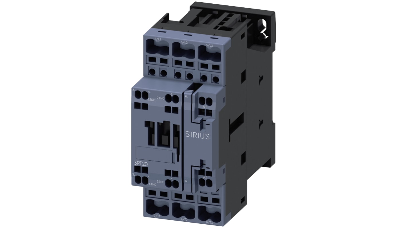 Siemens 接触器, 4 kW, 线圈230 V 交流, 触点9 A, 400 V 交流, 3P, 3 常开, Size S0, 3RT2系列