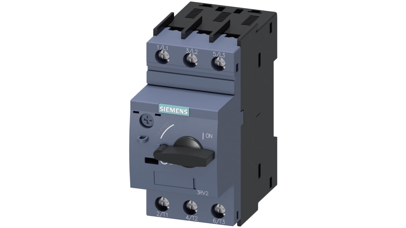 Siemens 电机保护断路器, 0.22 → 0.32 a, 3RV2系列