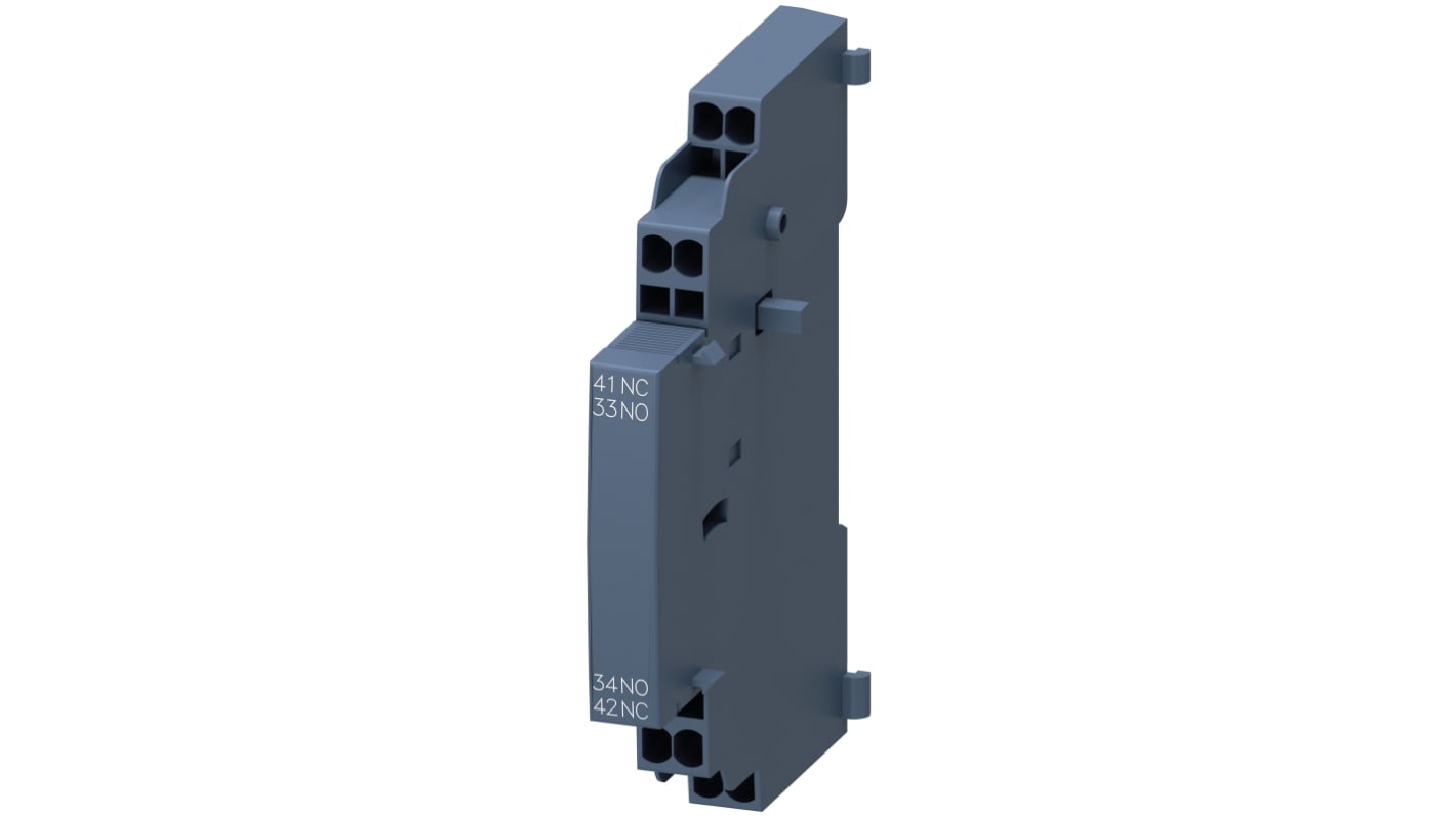 Styk pomocniczy Siemens 2 1NC + 1NO 3RV2 Zacisk klatkowy