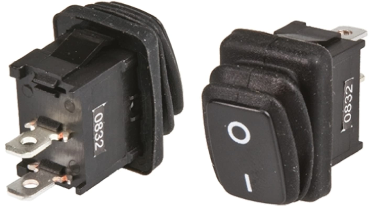 ZF SPST, On-Off Rocker Switch Panel Mount
