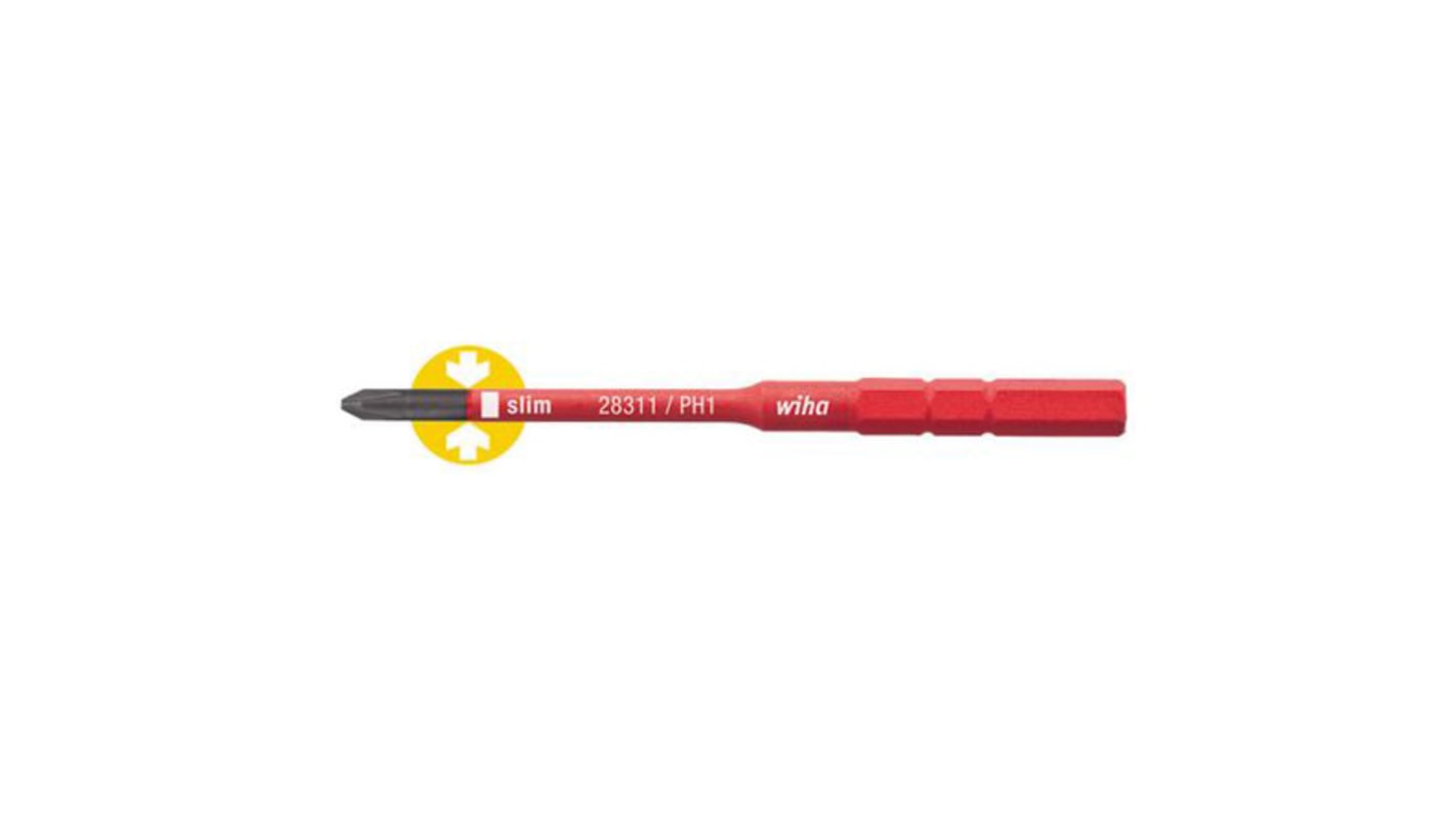 Wiha Phillips Screwdriver Bit, PH2 Tip
