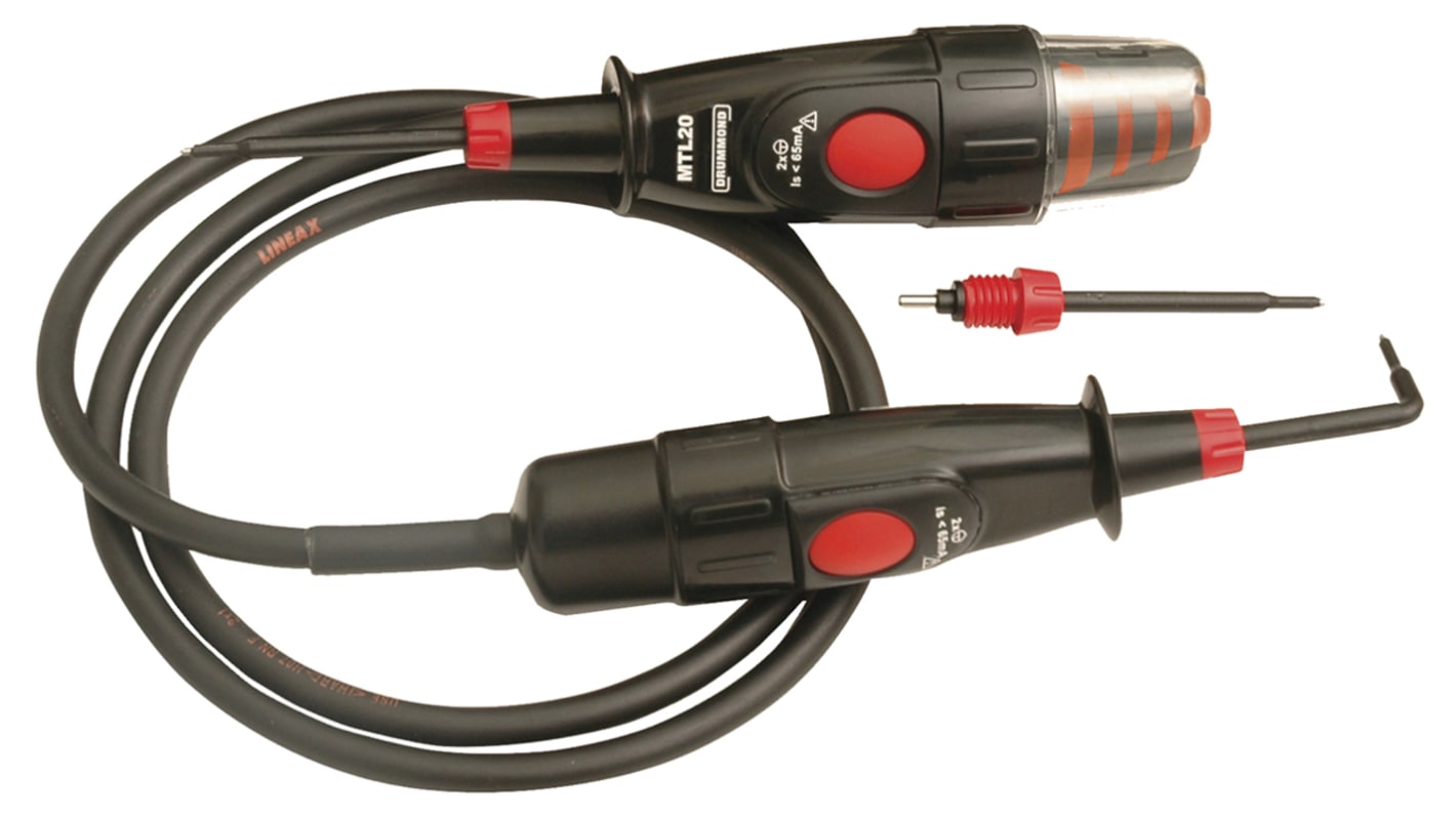 John Drummond DRUMTL20, LED Voltage tester, 500V ac/dc, Mains Powered, CAT III 1000V With RS Calibration