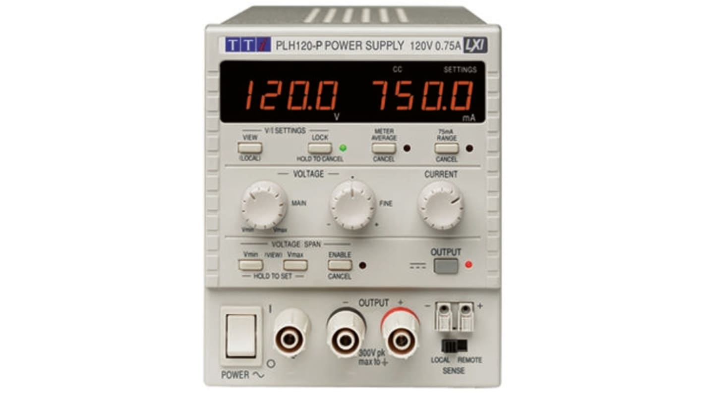 Zasilacz laboratoryjny 0 → 120V 750mA Aim-TTi 90W Programowalny zasilacz DC
