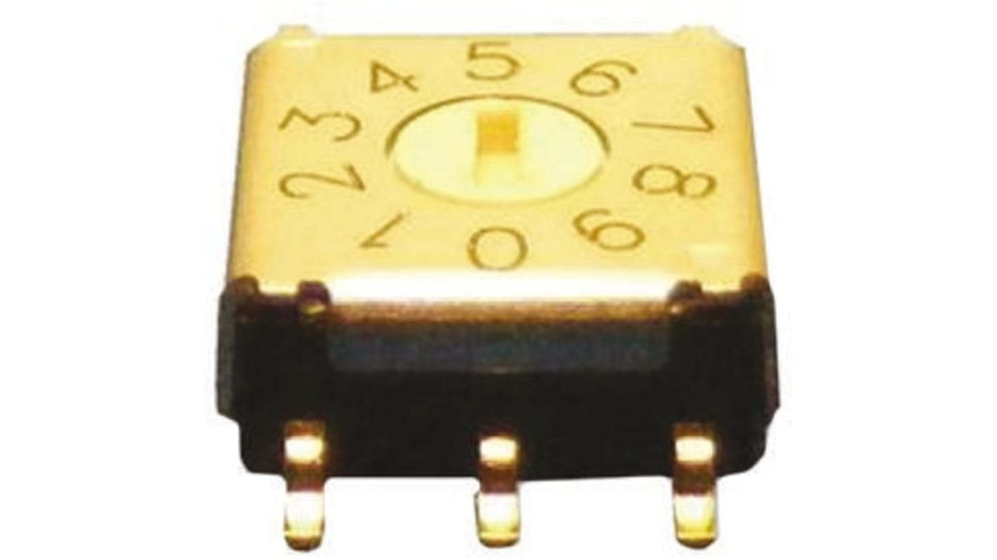 Omron 16 Way Surface Mount DIP Switch, Rotary Flush Actuator