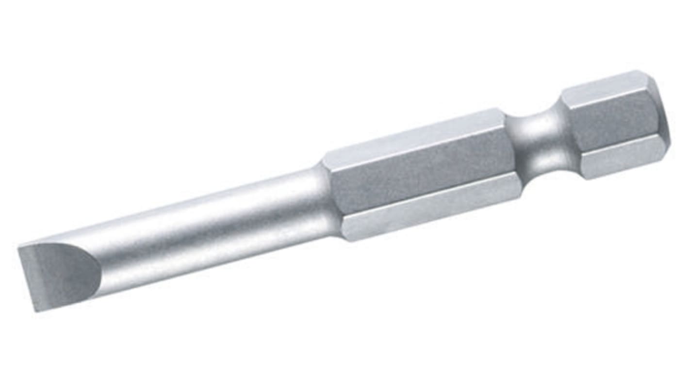 Wiha Slotted Screwdriver Bit, SL5.5 Tip