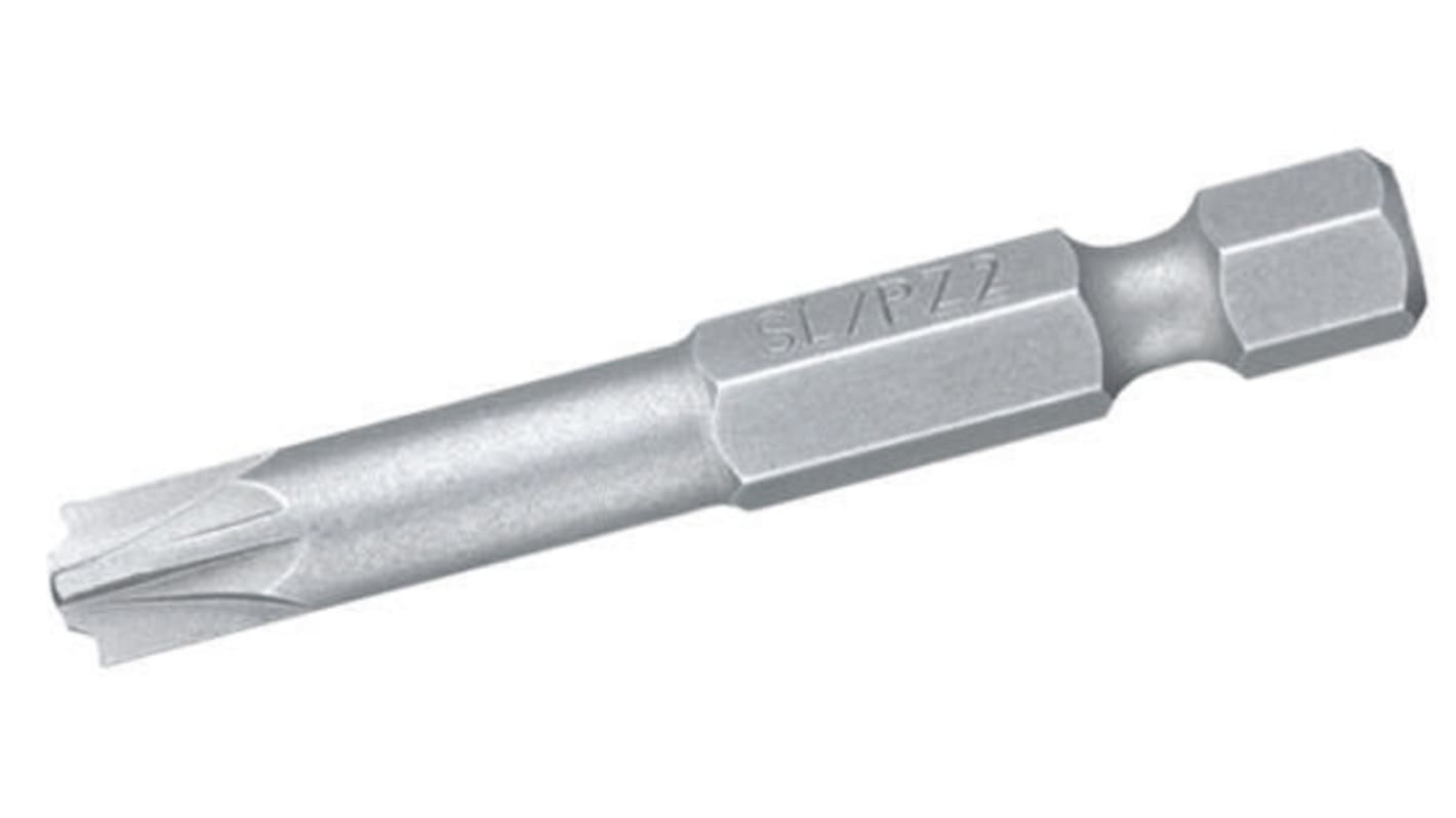 Wiha Plus Minus, Pozidriv, Slotted Screwdriver Bit, PZ2 Tip