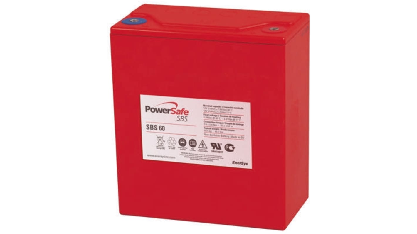 Uzavřený olověný akumulátor Enersys PowerSafe Cyklický konstrukce Ryzí olovo 51Ah Ano Ano 12 let a více Ano Enersys