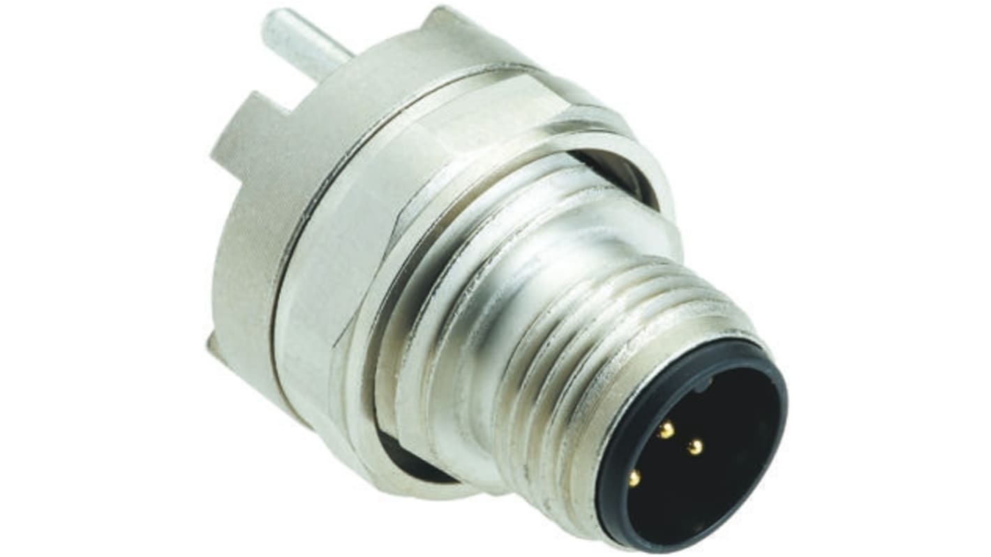 Harting 5 Pole Din Plug, Male, Panel Mount