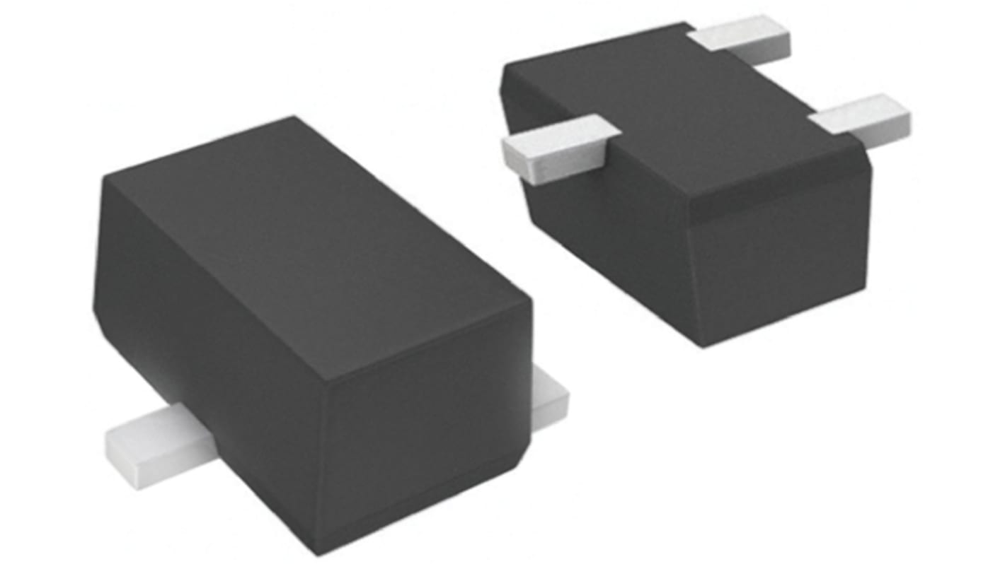 P-Channel MOSFET, 870 mA, 20 V, 3-Pin SOT-723 onsemi NTK3139PT1G