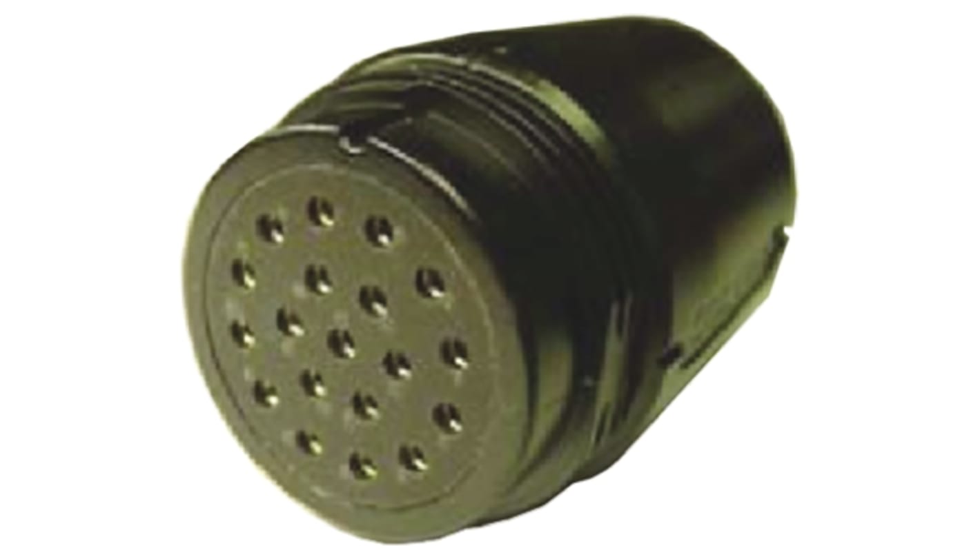 Amphenol Socapex Connector, 19 Contacts, Panel Mount, Socket, Female, IP55, SLDFFDR Series