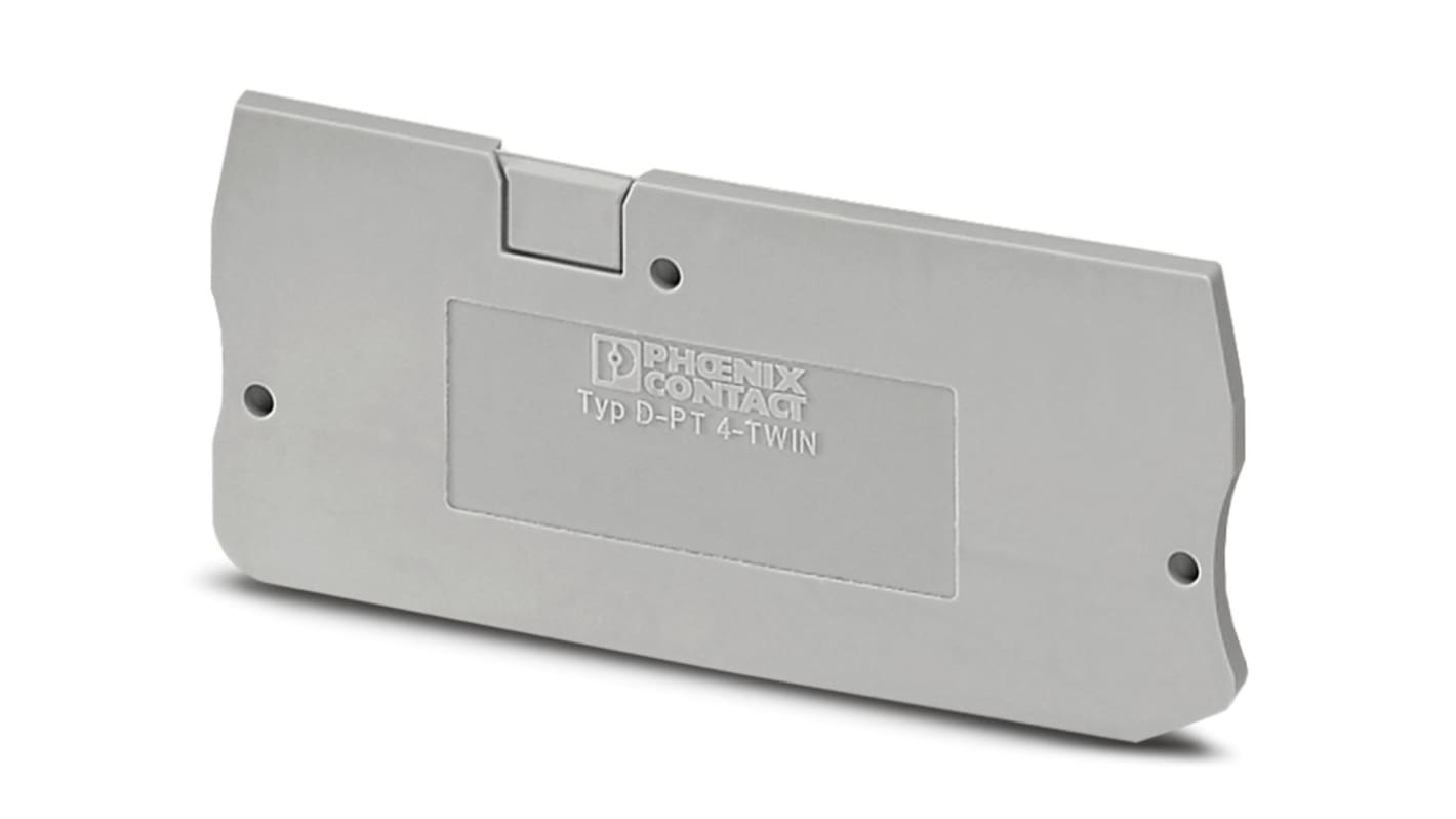 フエニックスコンタクト DINレール取付用端子アクセサリ エンドカバー D-PTシリーズ