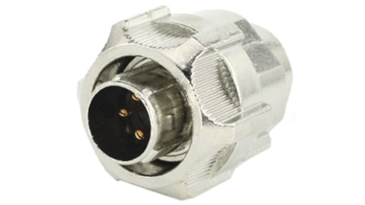 Toughcon Connector, 4 Contacts, Cable Mount, Plug, Male, IP65, TM Series