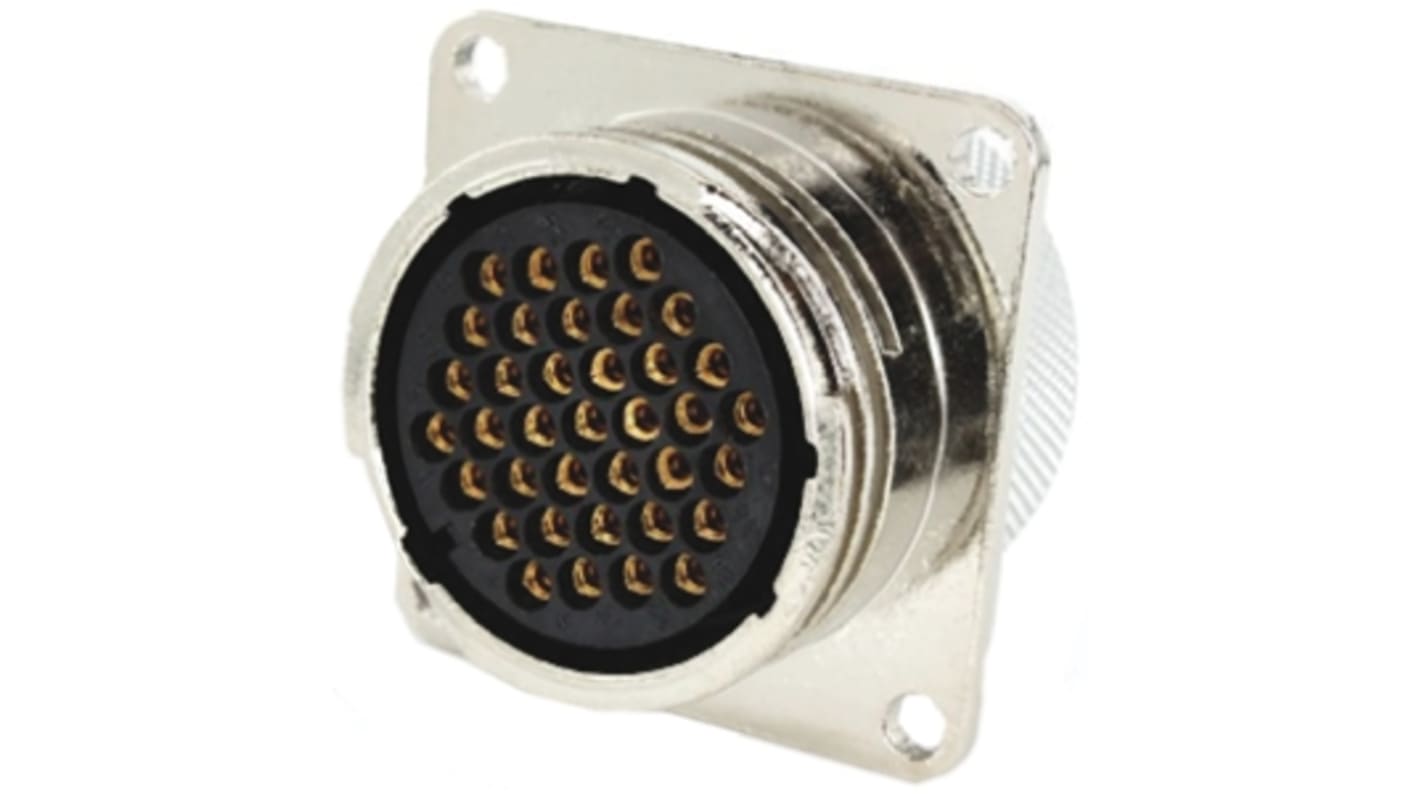 Toughcon Connector, 37 Contacts, Panel Mount, Socket, Female, IP65, TM Series