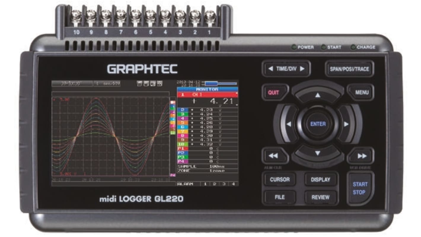 Graphtec GL220 Data Logger, USB