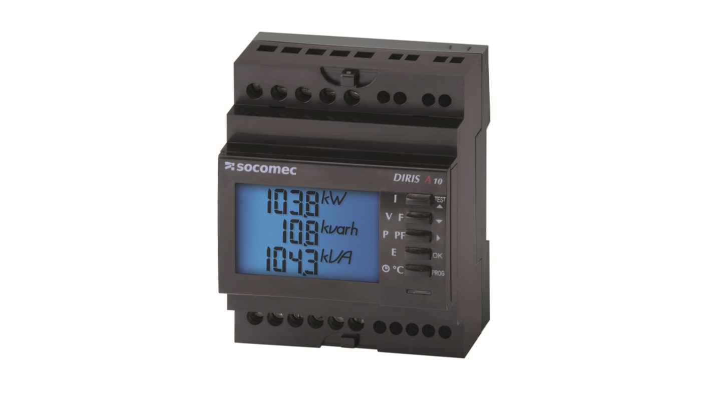 Socomec Diris A10 Energiemessgerät LCD / 2, 3-phasig