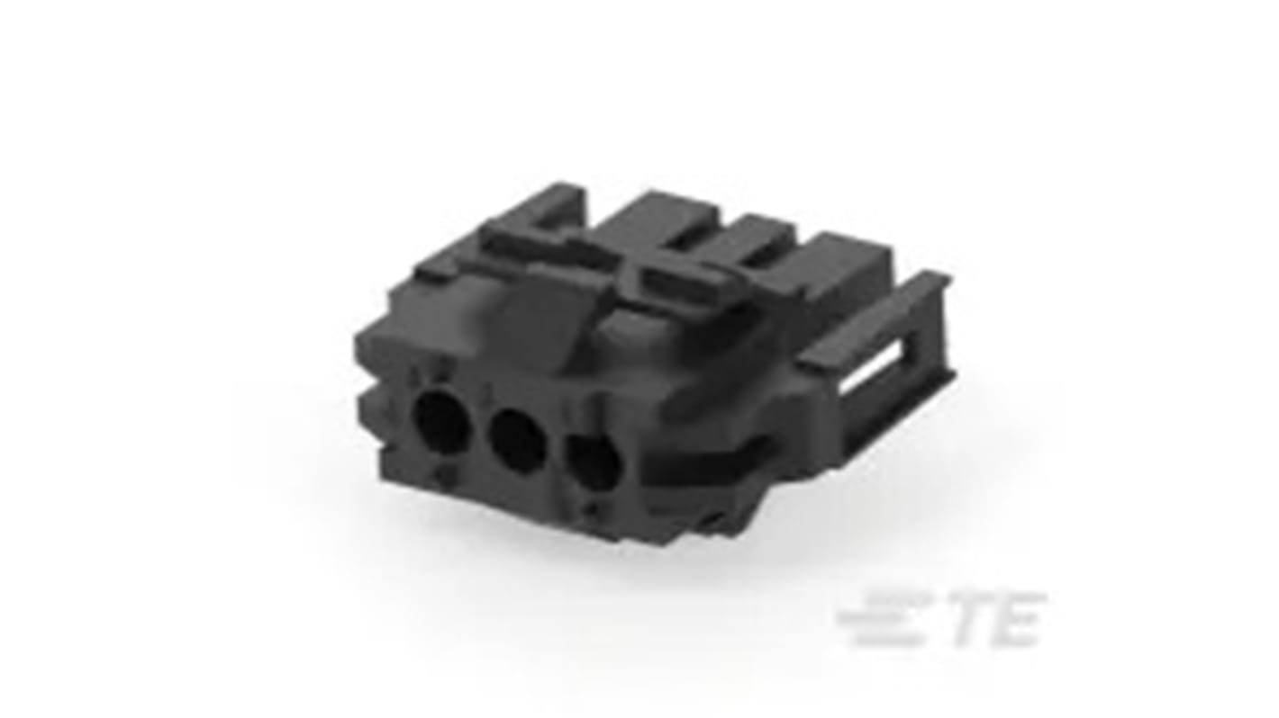 TE Connectivity, Miniature Rectangular II Male Connector Housing, 4.19mm Pitch, 3 Way, 1 Row