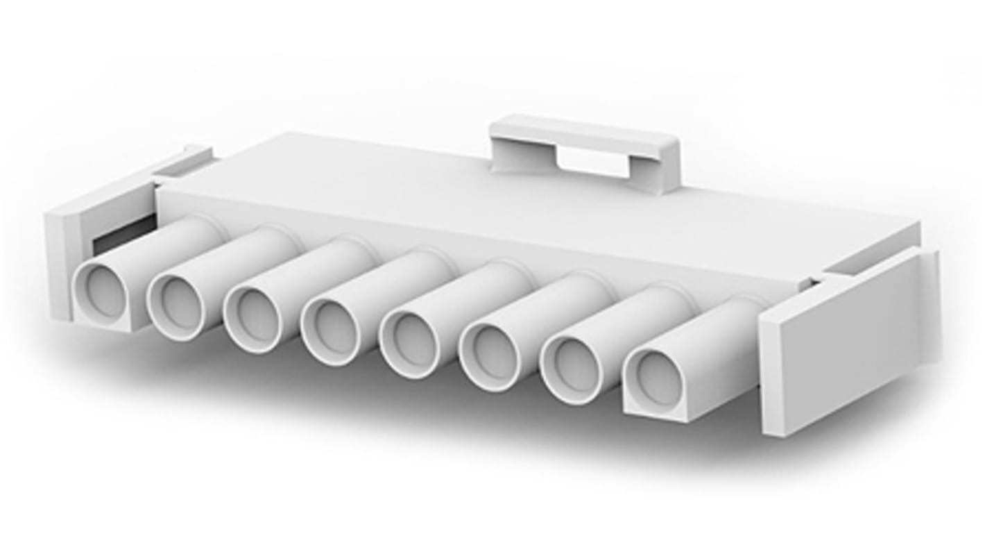 TE Connectivity, Universal MATE-N-LOK Male Connector Housing, 6.35mm Pitch, 8 Way, 1 Row