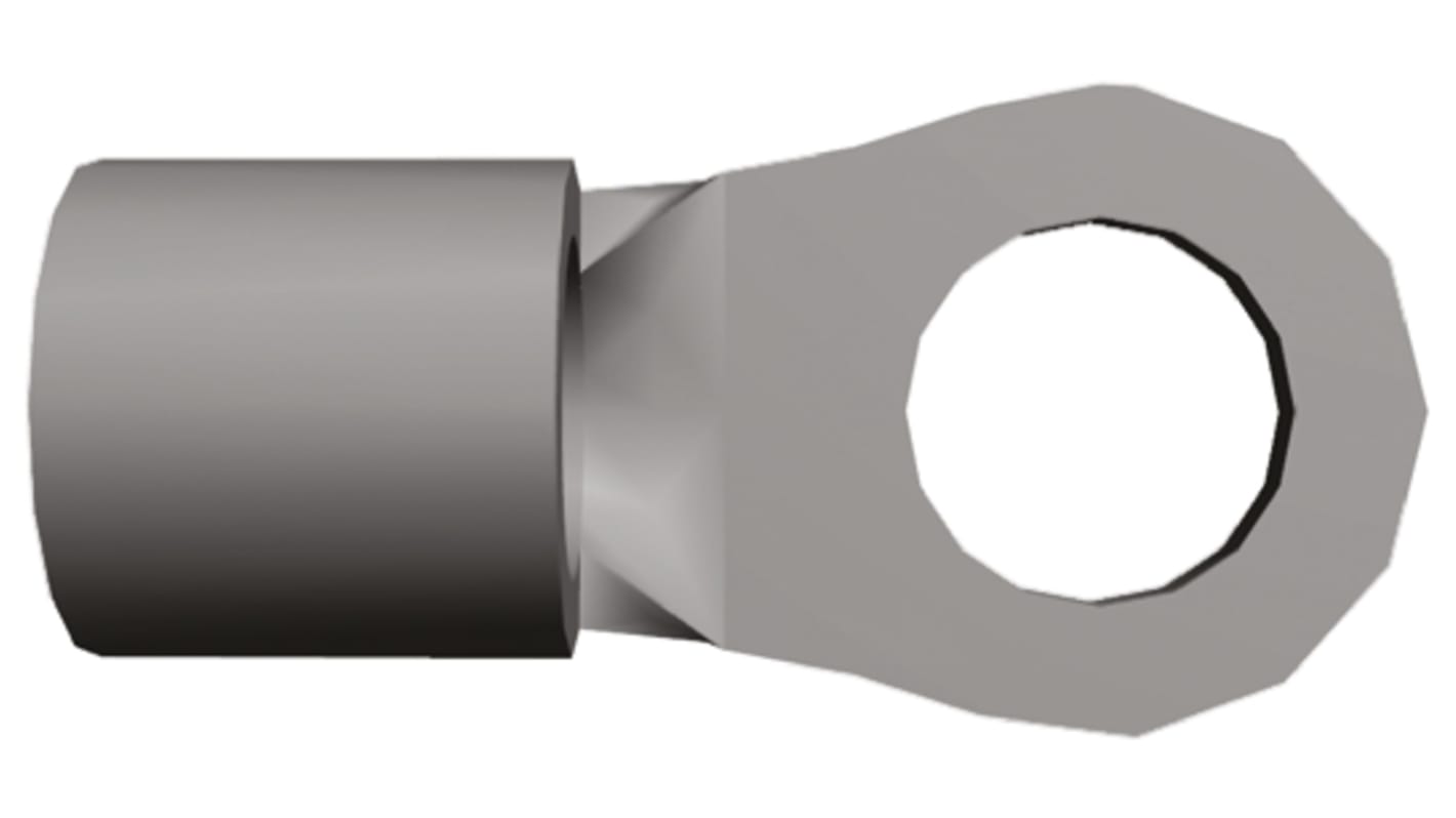 TE Connectivity Budget Ringkabelschuh, Unisoliert, aussen ø 6.35mm, innen ø 3.68mm, max. 2.6mm², M3.5 (#6)