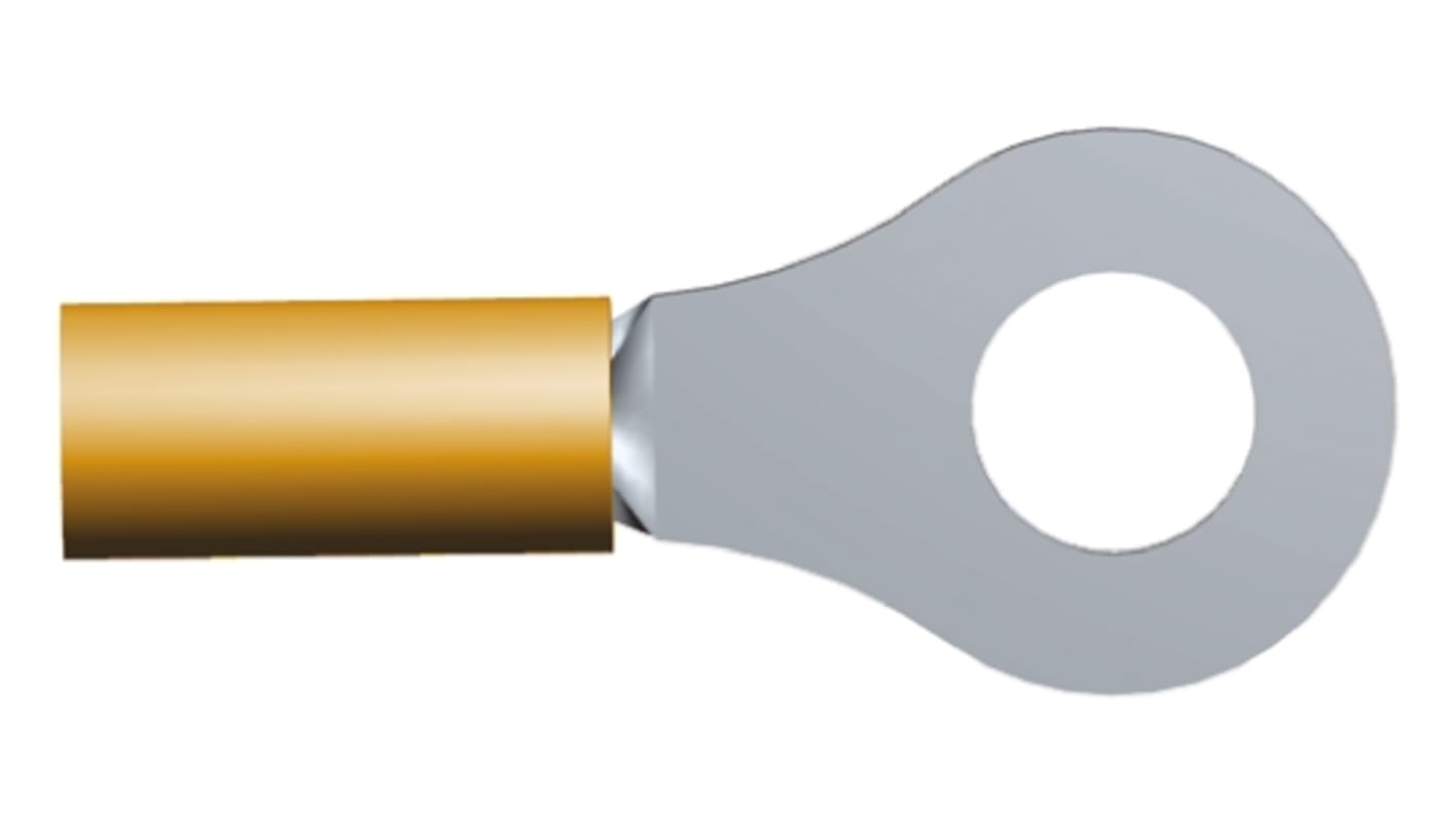 TE Connectivity, DG STRATO-THERM Uninsulated Ring Terminal, M6 Stud Size, 2.6mm² to 6.6mm² Wire Size