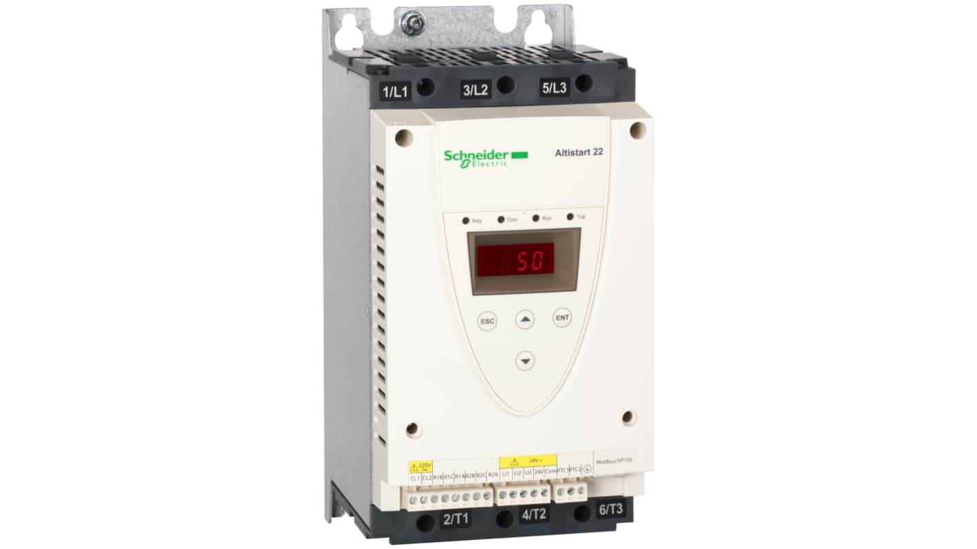 Schneider Electric Altistart 22 Soft Starter, , 22 kW, 440 V ac, 3 Phase, IP20