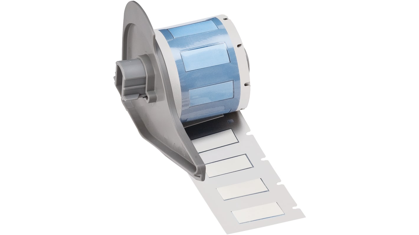 Brady B-342 PermaSleeve White Heatshrink Labels, 25.40mm Width, 11.15mm Height, 100 Qty
