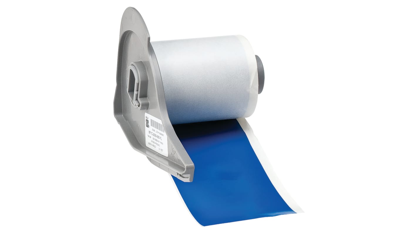 Brady B-595 Vinyl Blue Cable Labels, 50.80mm Width, 1 Qty