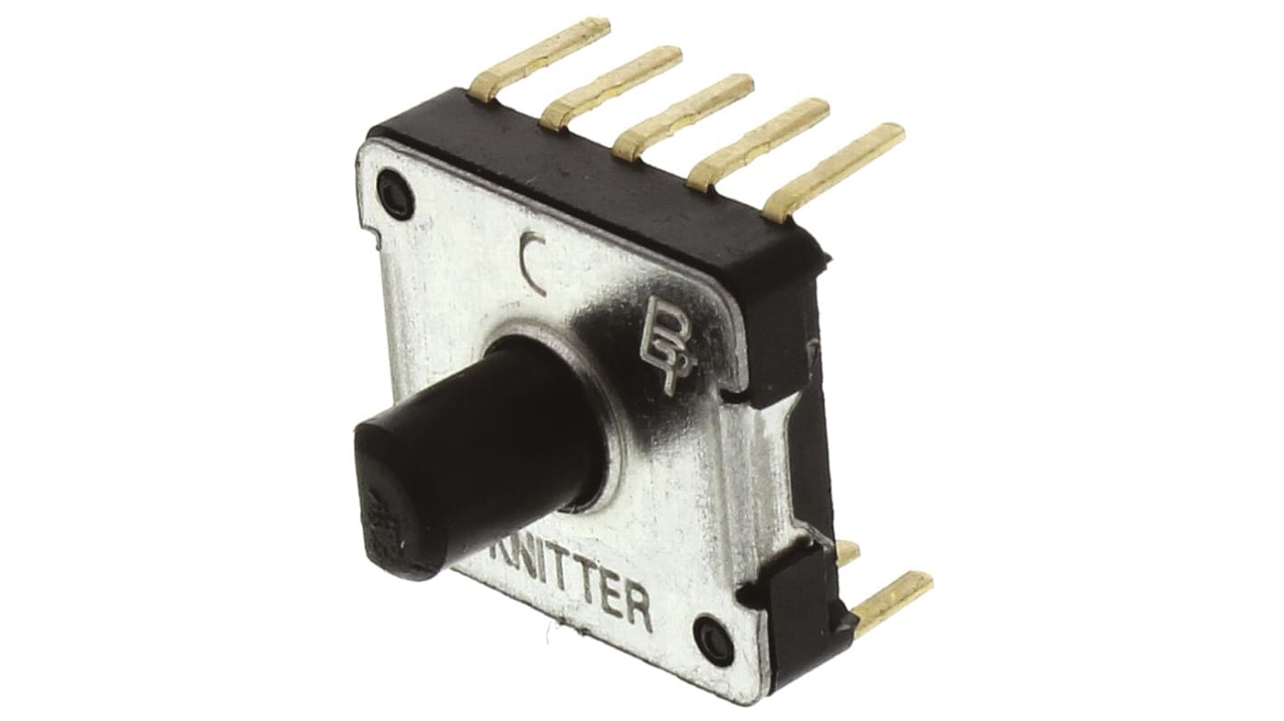 KNITTER-SWITCH, 9 Position SP9T Rotary Switch, 100 mA @ 5 V dc, Through Hole