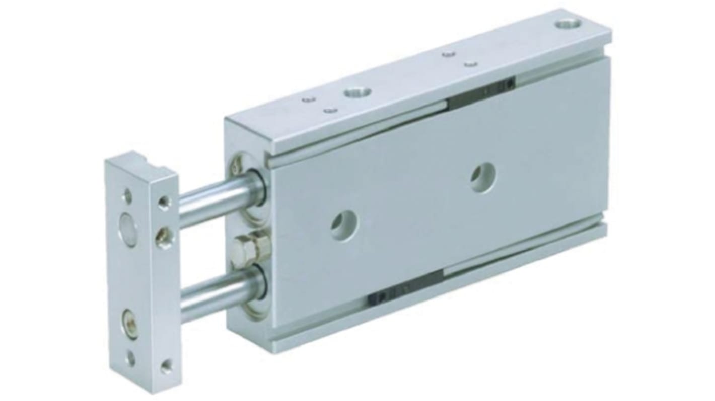 SMC CXS, M5 x 0,8 Pneumatik-Führungszylinder, Bohrung Ø 15mm / Hub 25mm, bis 0,7 MPa