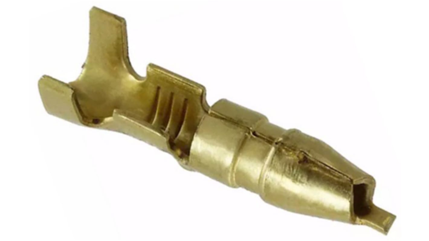 TE Connectivity 插塞连接器公插, 线规0.5mm²至2.27mm², Φ4mm弹头, 19.3mm总长