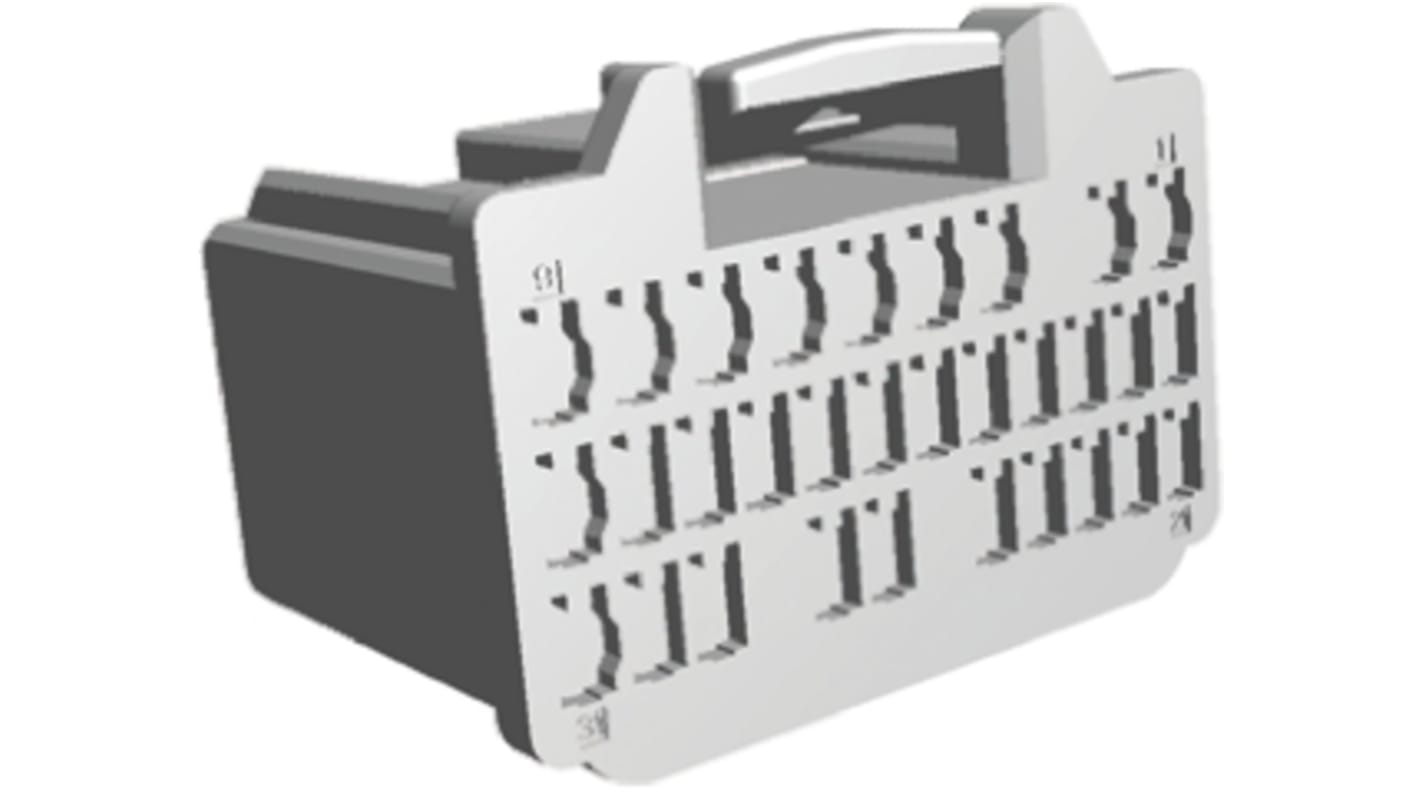 Connettore automotive TE Connectivity, Maschio, 31 vie, 3 file
