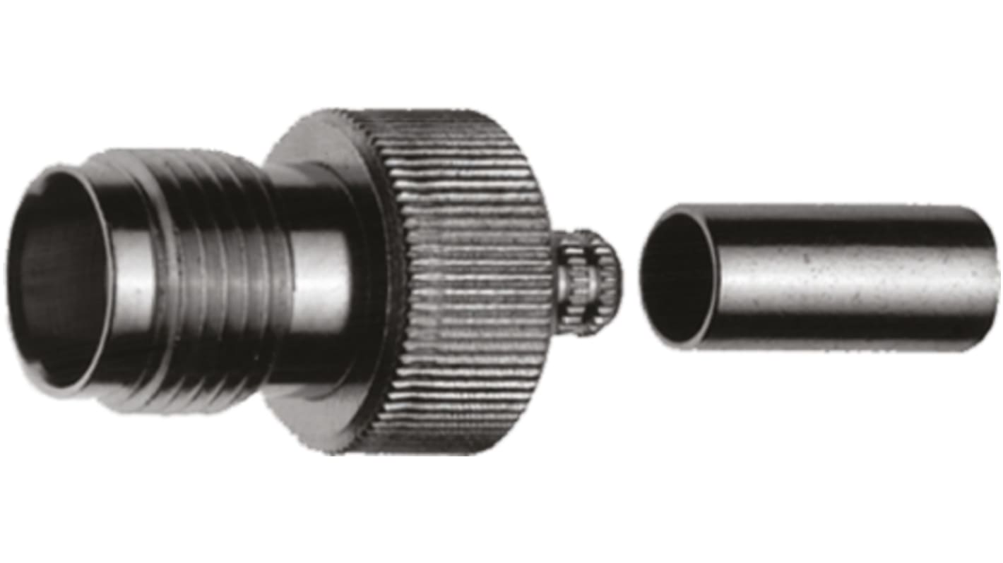 Telegartner, Plug Cable Mount TNC Connector, 50Ω, Crimp Termination, Straight Body