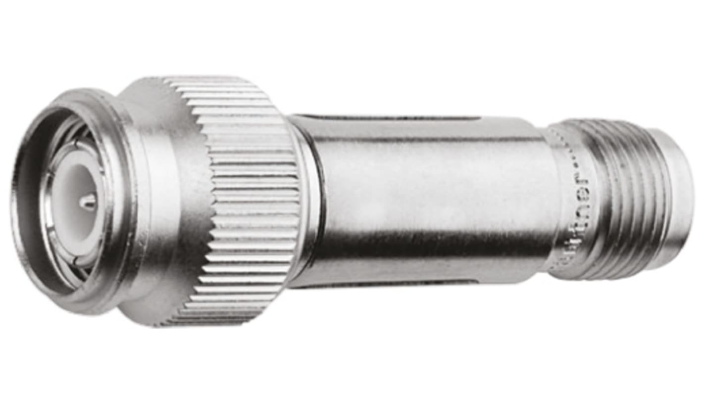 Telegartner 50 Ω, 75 Ω RF Attenuator TNC Connector TNC Plug to TNC Socket 6dB, Operating Frequency 10GHz