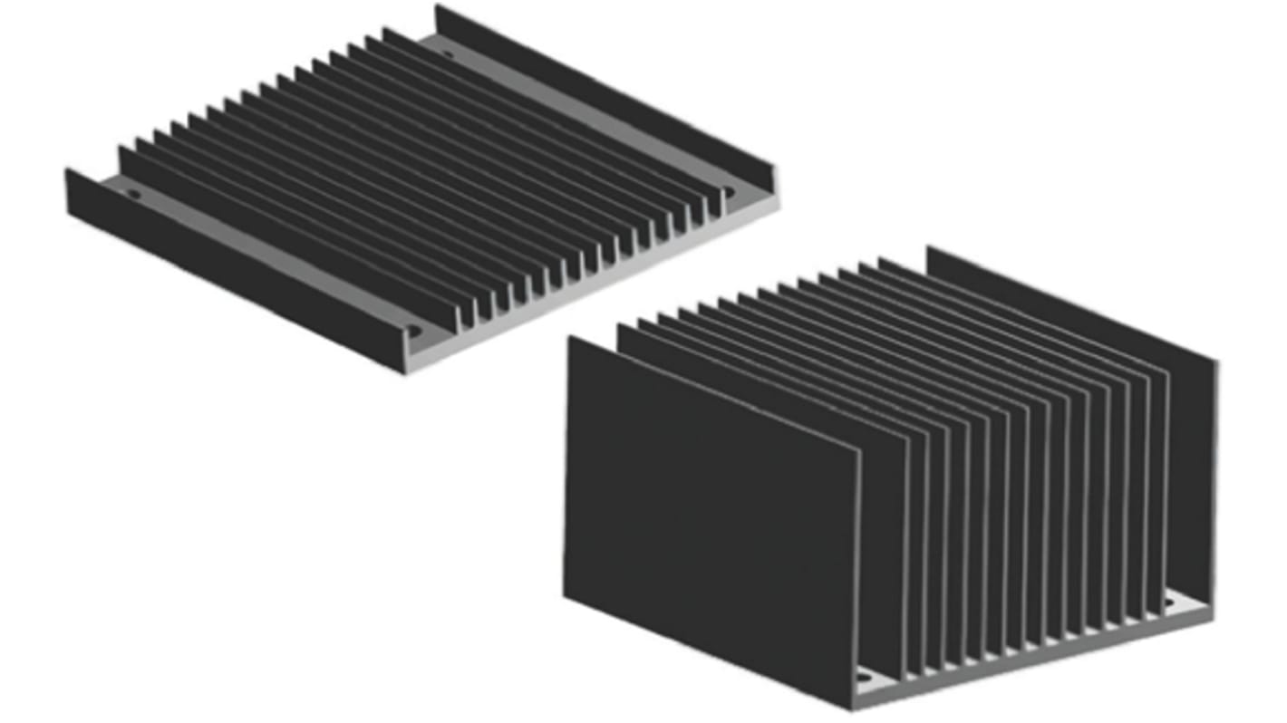 Disipador AAVID THERMALLOY, dim. 48.25 x 60.96 x 11.4mm, para usar con Convertidor DC/DC, brick de 1 / 2