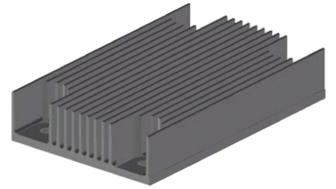 AAVID 电子散热器, 37 x 58 x 11.4mm, 螺钉安装, 用于1/4 砖 DC/DC 转换器