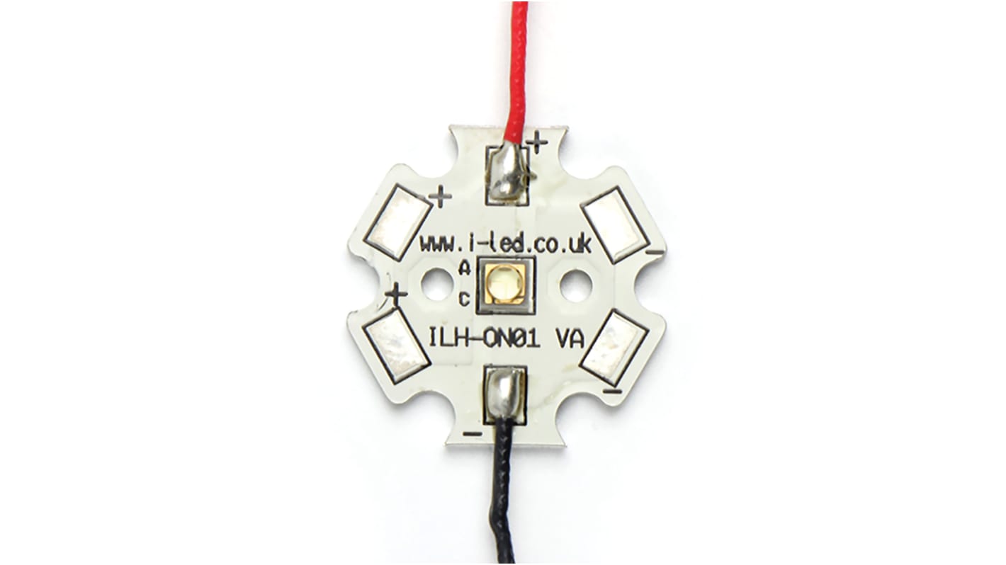Tablica LED ILH-ON01-TRGR-SC201-WIR200, 112 lm, kolor: Zielony, ILS, OSLON1 PowerStar