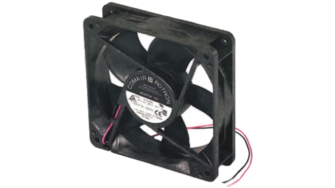 Ventola assiale in c.c. COMAIR ROTRON Muffin, 173m³/h, 12 V dc, 120 x 120 x 32mm