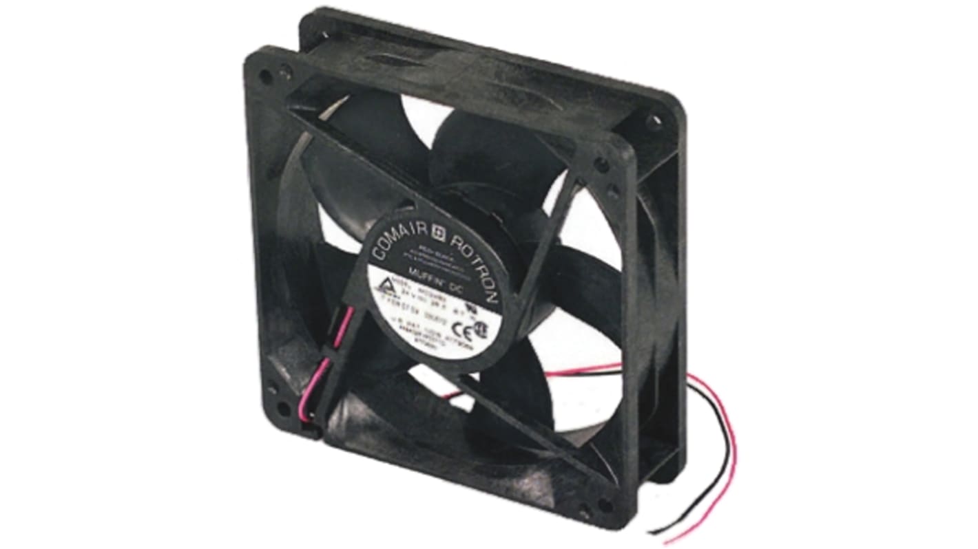 COMAIR ROTRON Muffin Series Axial Fan, 24 V dc, DC Operation, 187m³/h, 6W, 250mA Max, 120 x 120 x 38mm