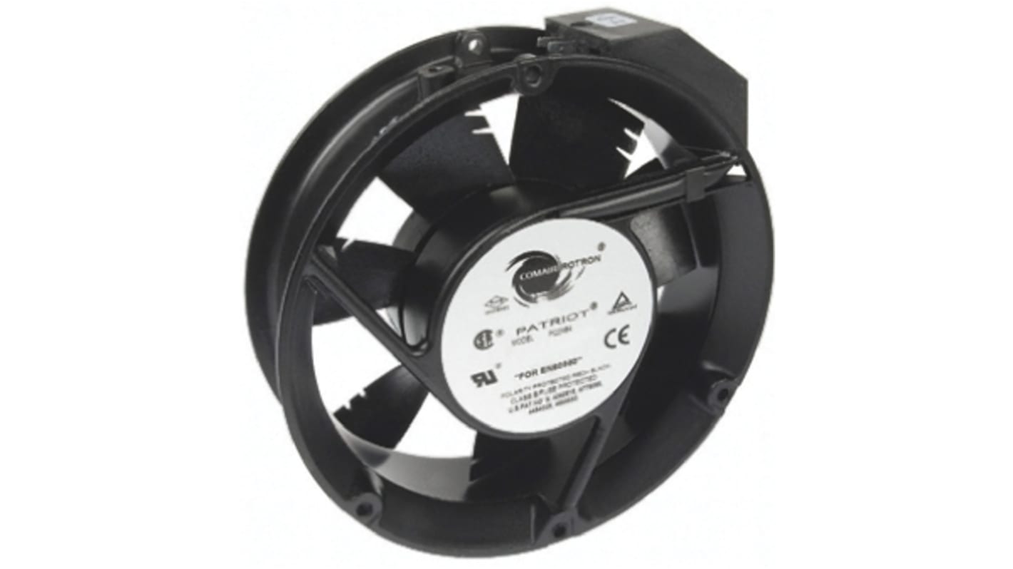 COMAIR ROTRON 直流轴流风机, 12 V 直流电源, 399m³/h, 25.2W, 最大2.26A, 3400rpm, 171.4 x 50mm, Patriot系列