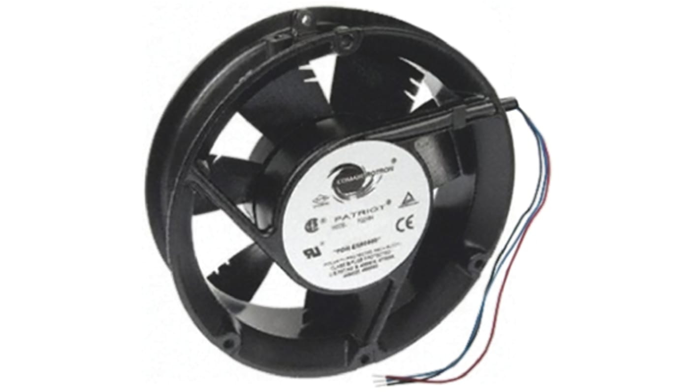 COMAIR ROTRON Enviro Series Axial Fan, 24 V dc, DC Operation, 399m³/h, 24W, 1A Max, 171.4 x 50mm