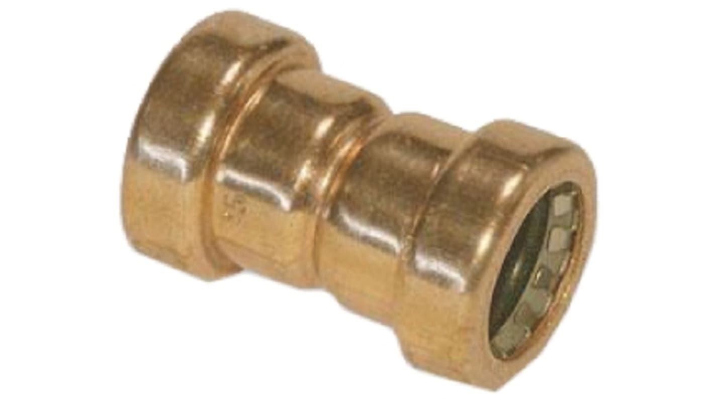 Copper Pipe Fitting, Push Fit Straight Coupler for 15mm pipe