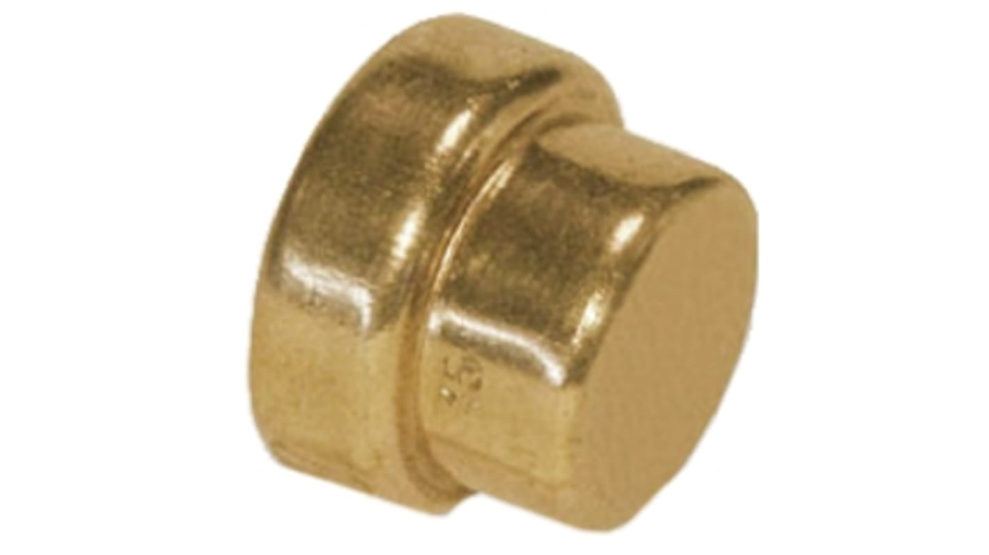 Copper Pipe Fitting, Push Fit Straight End Stop for 15mm pipe