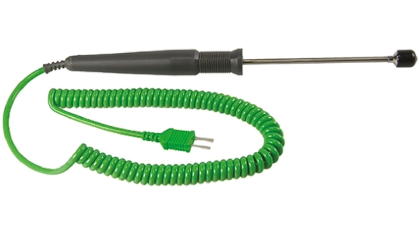 Sonda di temperatura RS PRO tipo K a immersione/di superficie, Ø 10mm, lungh.110mm, +250 °C max, Cert. ISO
